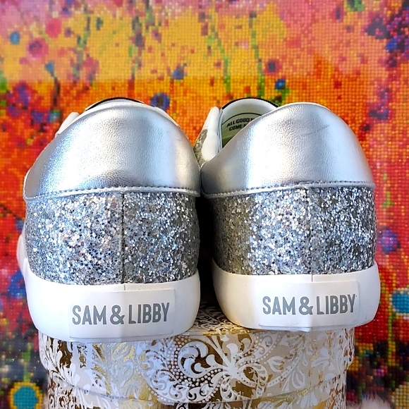 Women's Sam and Libby Alina Glitter Sneaker - Picture 7 of 10